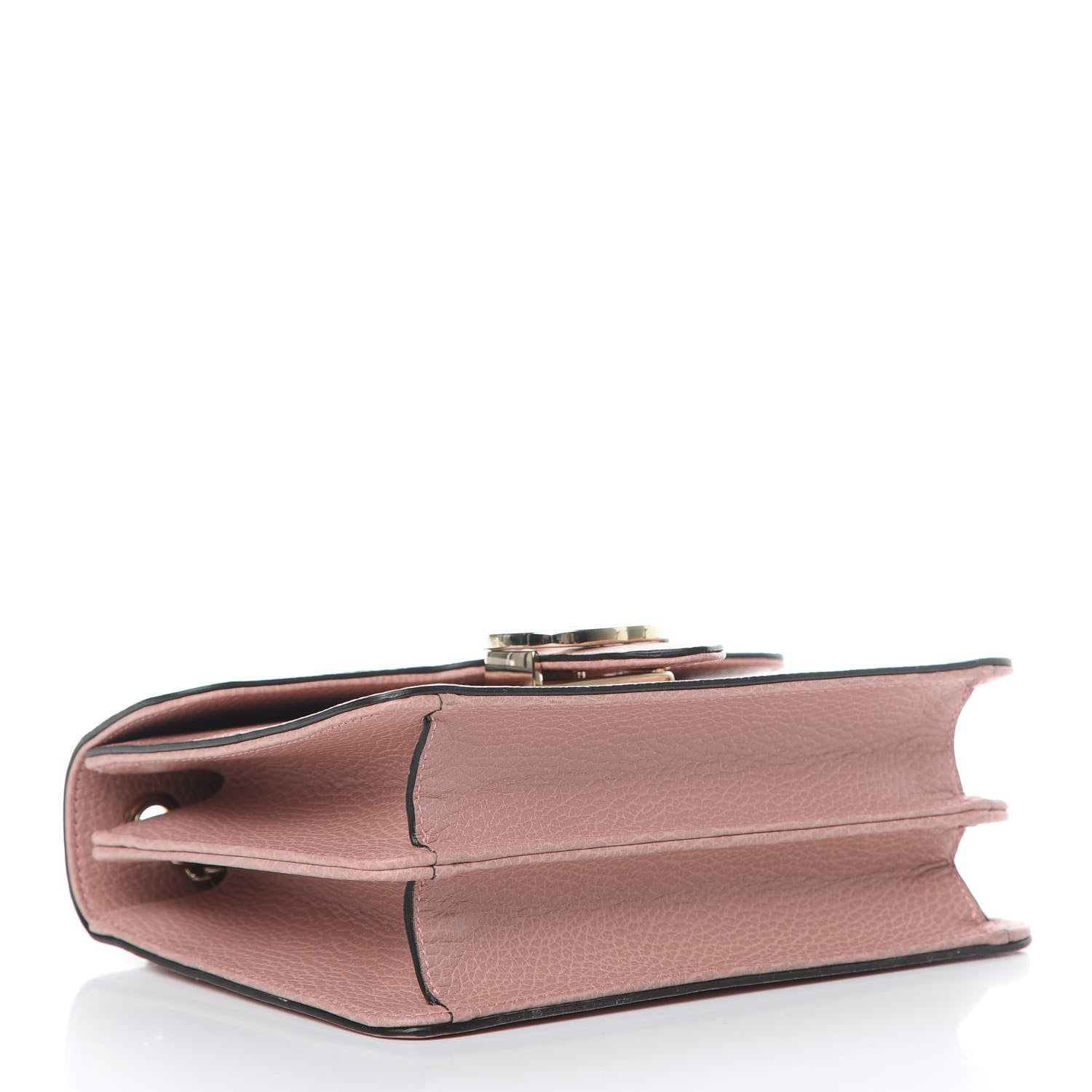 Gucci Dollar Calfskin Small Interlocking G Shoulder Bag Soft Pink 4 of 10