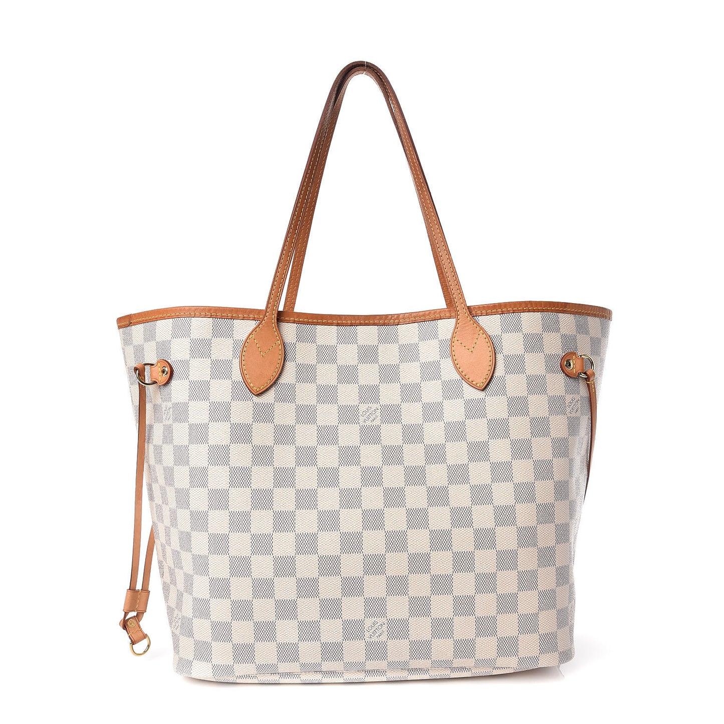 Damier Azur Neverfull MM Rose Ballerine