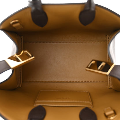 Salvatore Ferragamo Hammered Calfskin Mini Hug Bag Burnt Ocra 5 of 9