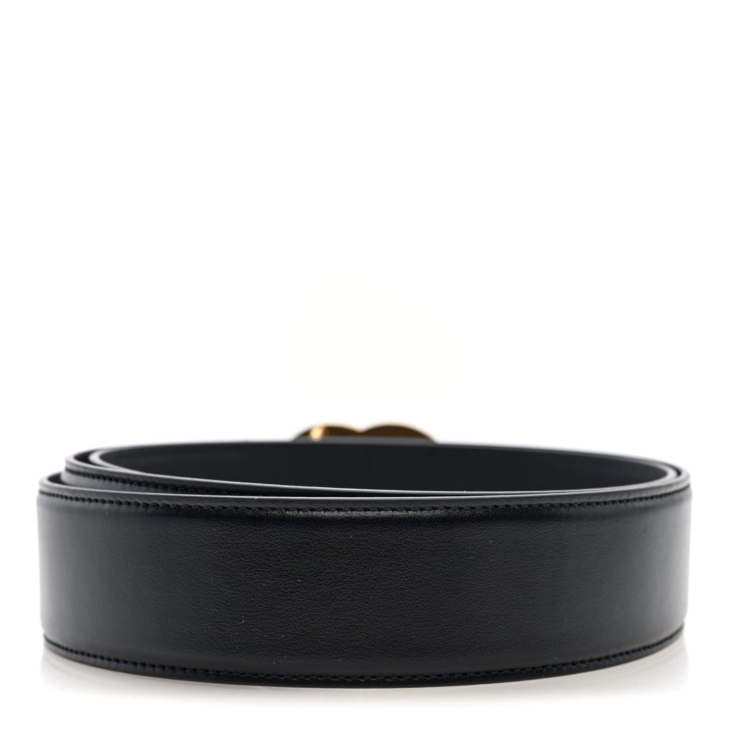 Plutone Calfskin Geometric Double G 40mm Belt 110 44 Black