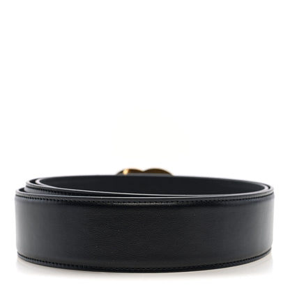 Gucci Plutone Calfskin Geometric Double G 40mm Belt 110 44 Black 2 of 4