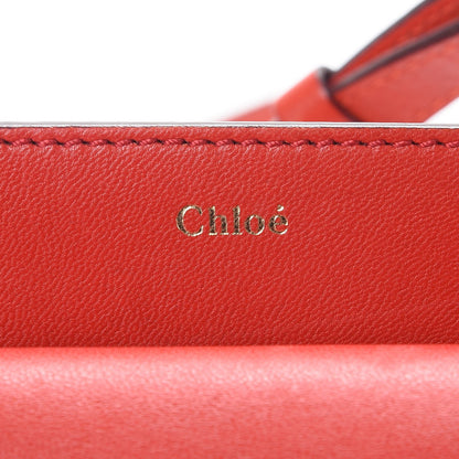 Chloe Calfskin Mini Georgia Crossbody Bag Paprika Red 7 of 13
