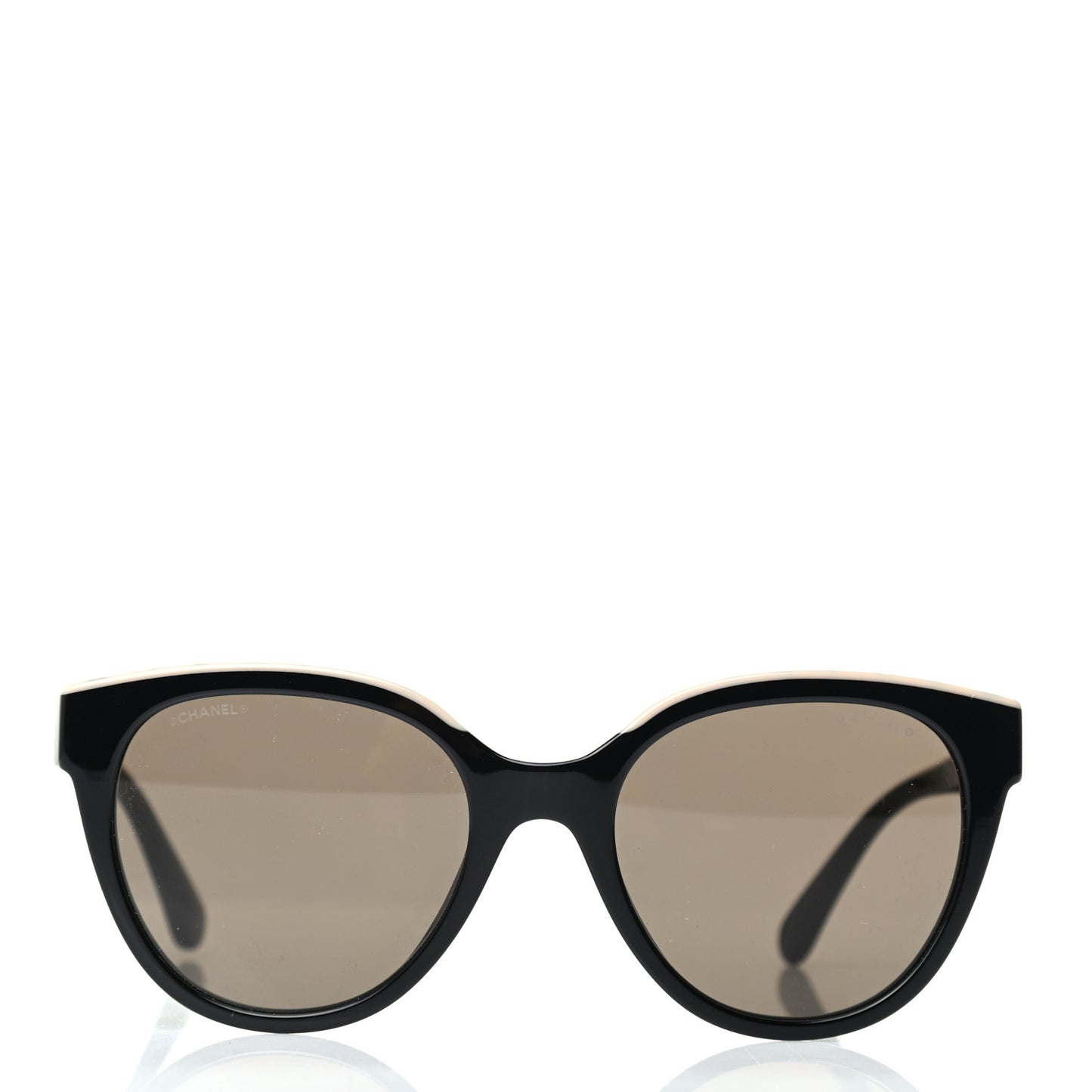 Acetate CC Butterfly Sunglasses 5414 Black Beige