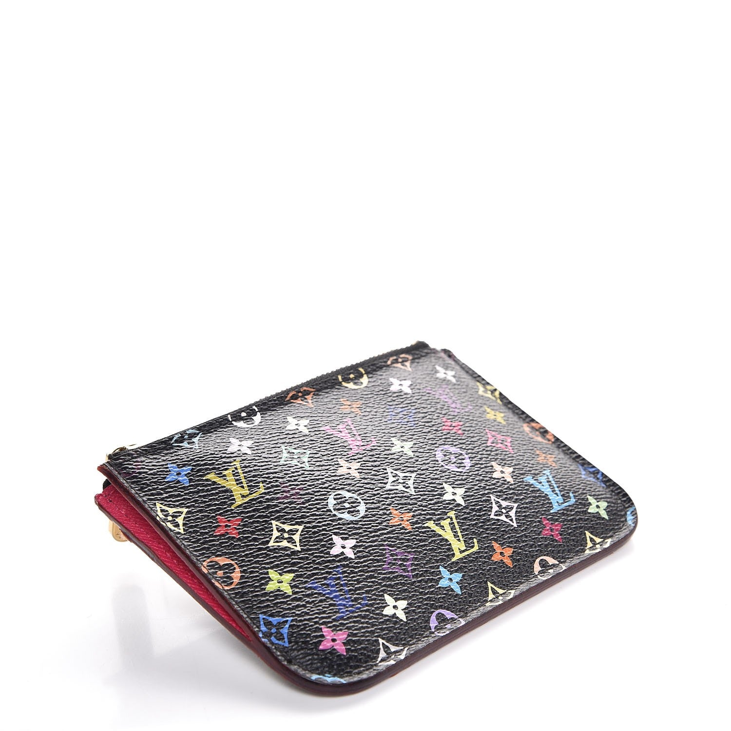 Louis Vuitton Monogram Multicolor Key Pouch Black Grenade 5 of 8