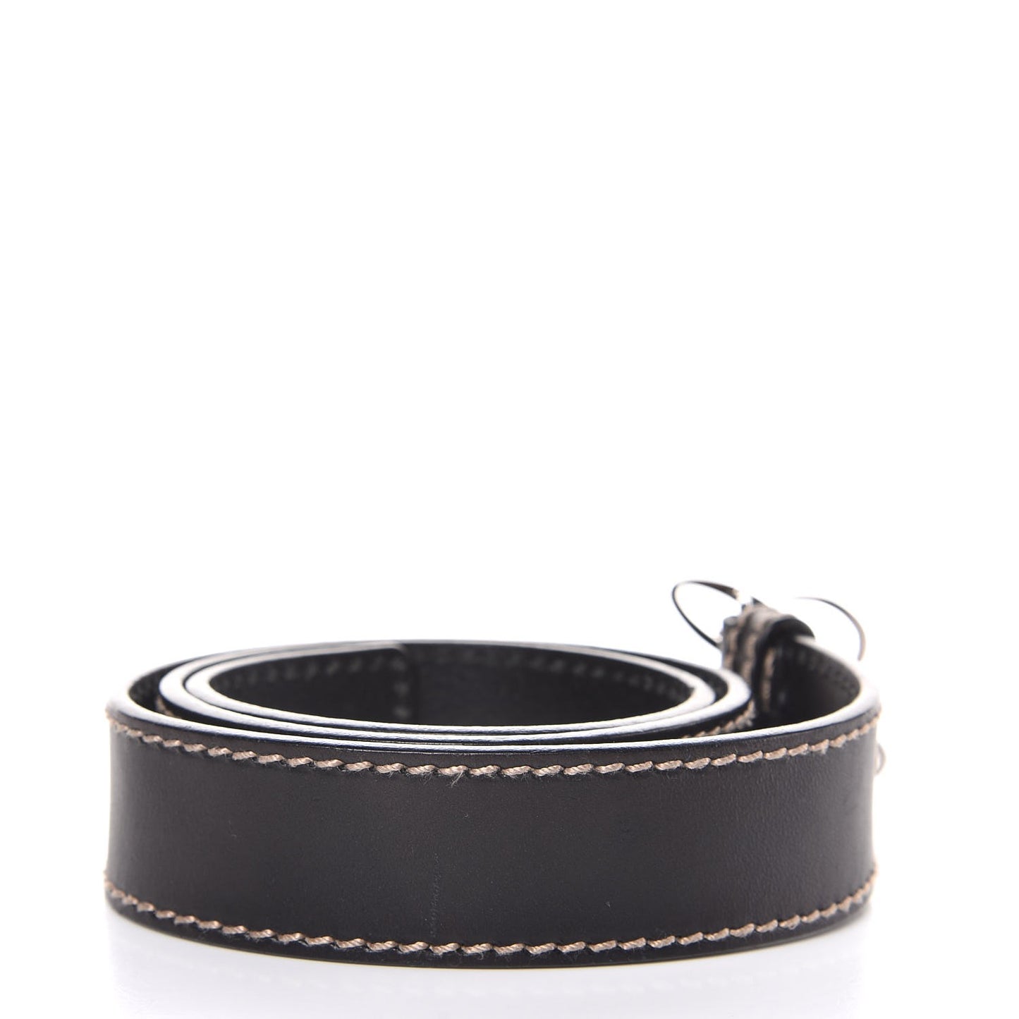 Calfskin Script Belt 80 32 Dark Brown