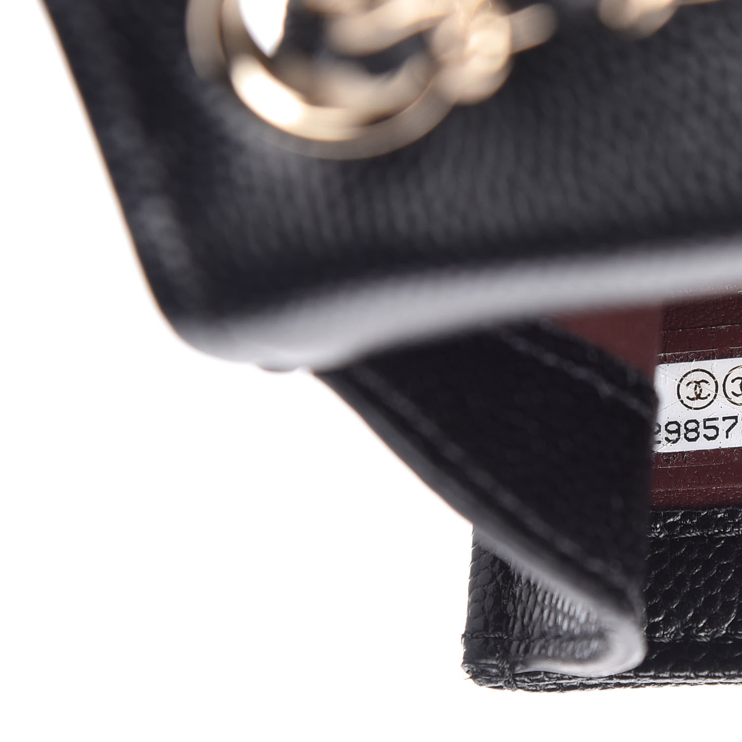 Chanel Caviar Quilted Classic Phone Holder Black 10 of 11