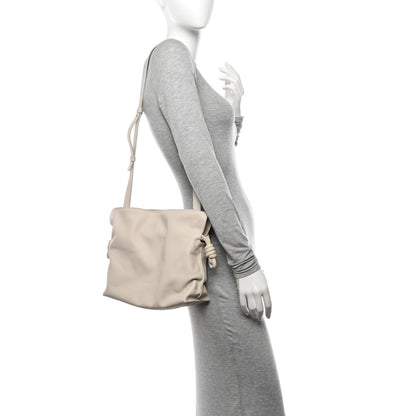 Loewe Mellow Nappa Medium Flamenco Knot Clutch Sea Salt 2 of 10