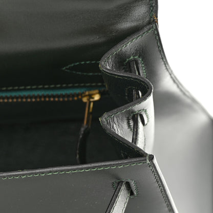 Hermes Box Kelly Sellier 28 Vert Fonce 13 of 25