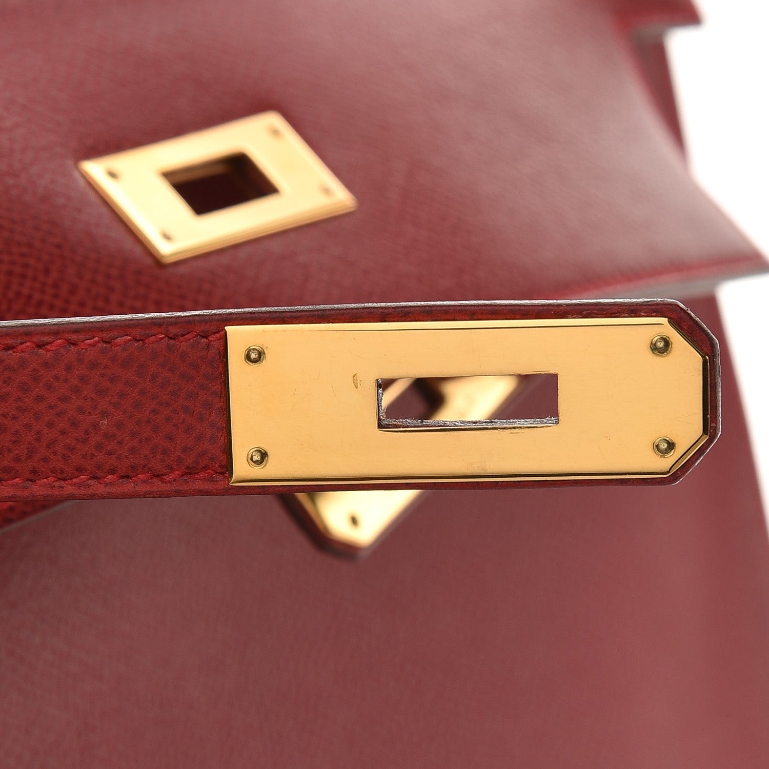 Hermes Epsom Kelly Sellier 28 Rouge 19 of 40