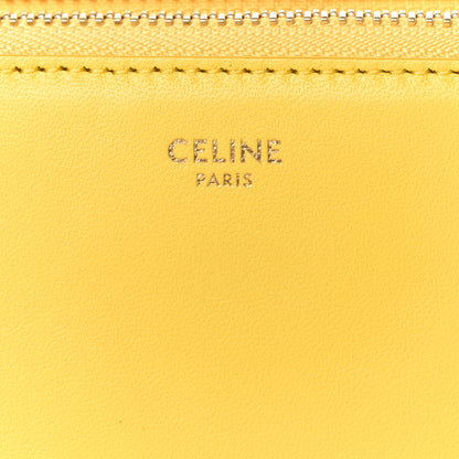 Celine Lambskin Small Trio Crossbody Bag Fluo Yellow 7 of 11