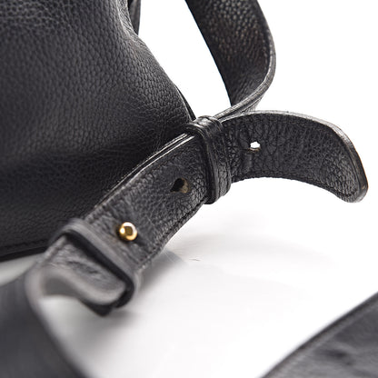 Alexander McQueen Grained Calfskin Padlock Crossbody Bag Black 9 of 13