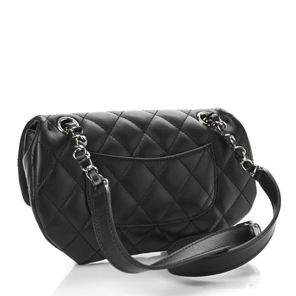 Chanel Calfskin Quilted CC Uniform Flap Belt Bag Black 3 of 10