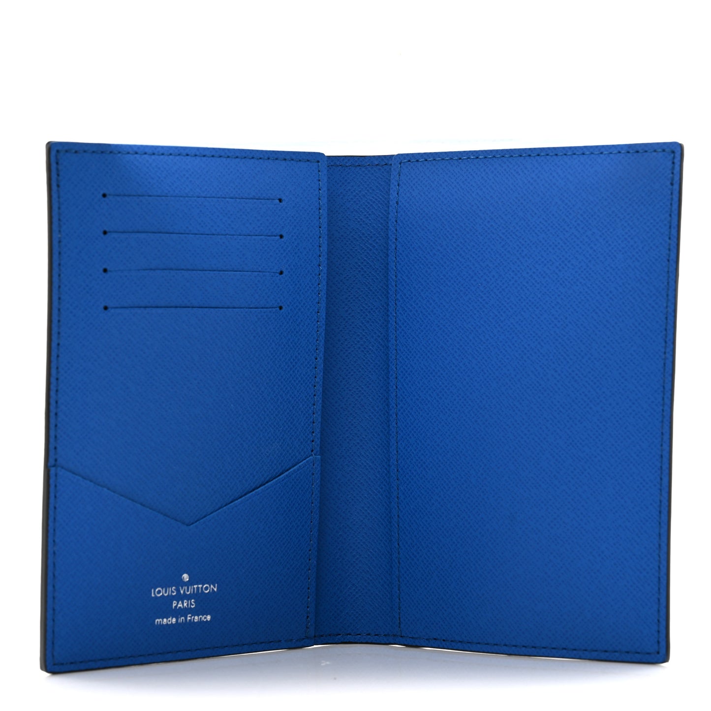 Monogram Taiga Passport Cover Agave Blue