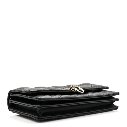 Christian Dior Lambskin Cannage Mini My Dior Bag Black 4 of 11