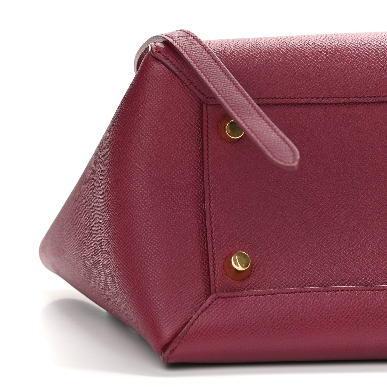 Celine Grained Calfskin Mini Belt Bag Plum 9 of 11