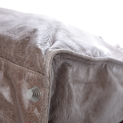 Balenciaga Agneau Giant 21 Silver Hardware Weekender Noix 11 of 12