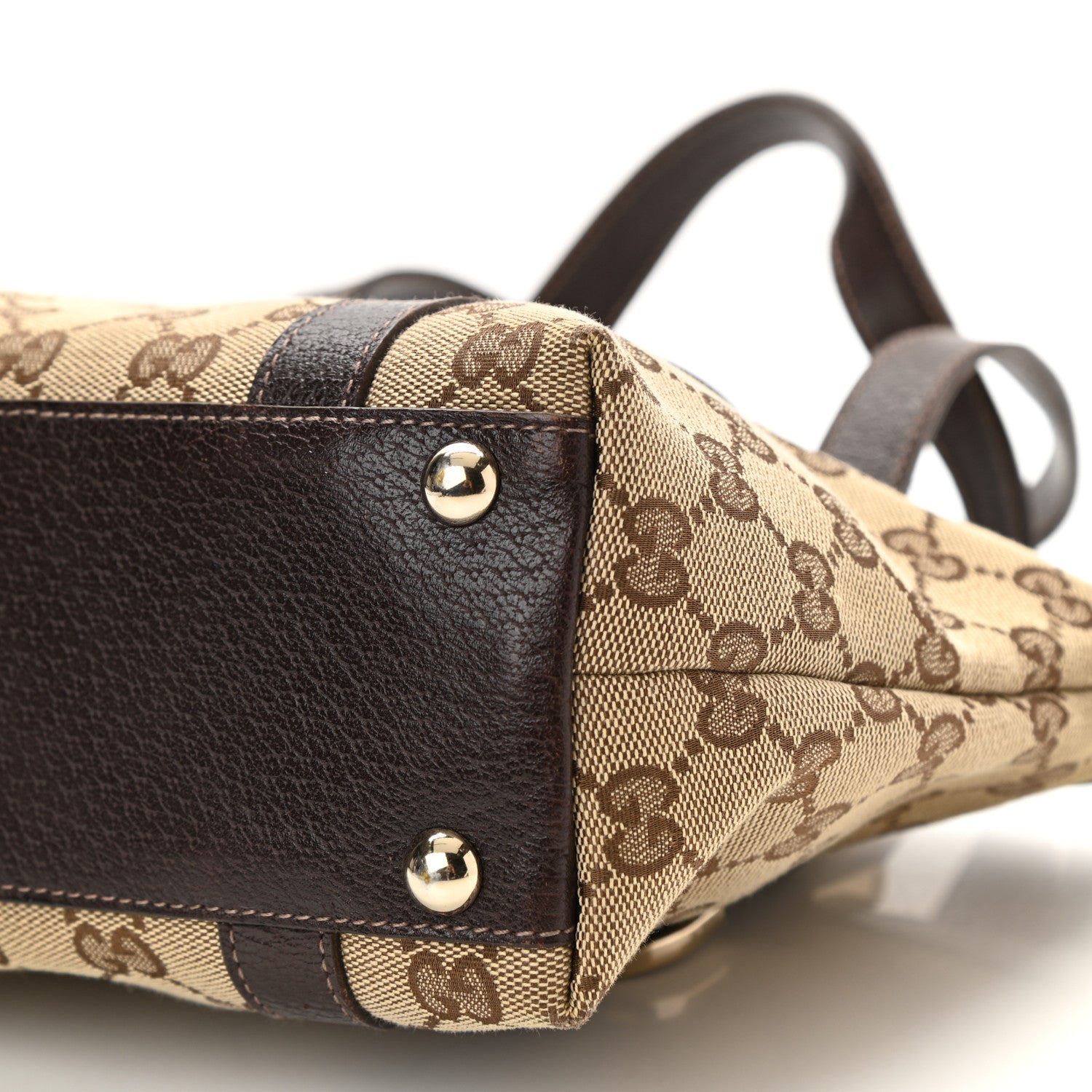 Gucci Monogram Small Abbey Tote Dark Brown 10 of 10