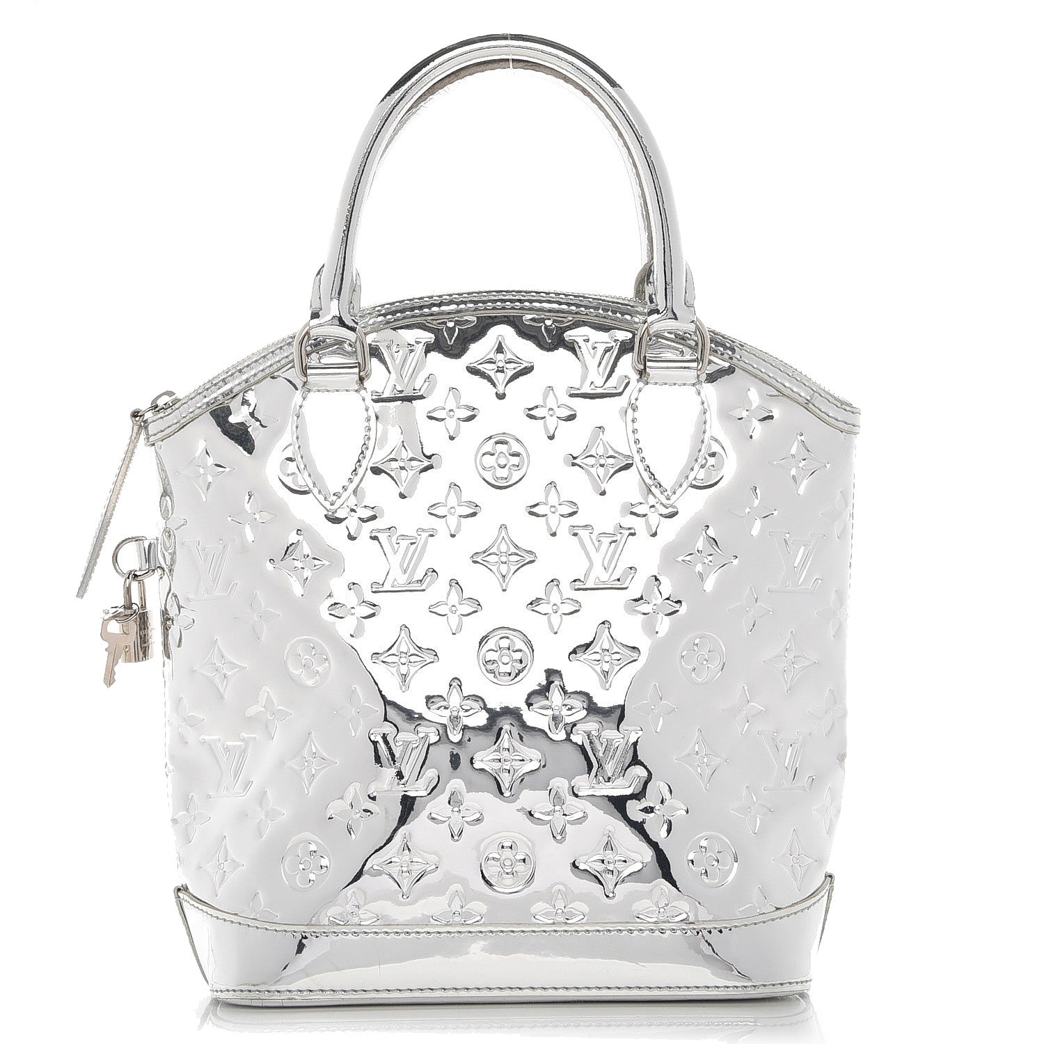 Louis Vuitton Monogram Miroir Lockit Silver 1 of 11