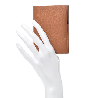 Hermes Evercolor Lizard Citadelle Touch Wallet Gold Ombre 2 of 9