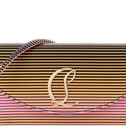 Christian Louboutin Metallic Nappa Laminated Loubi54 Crossbody Clutch Multicolor Gold 7 of 10