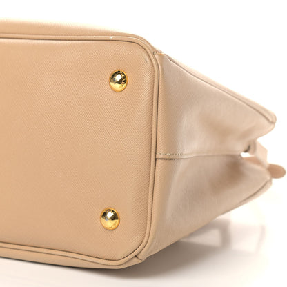 Prada Saffiano Lux Small Tote Sabbia 9 of 13