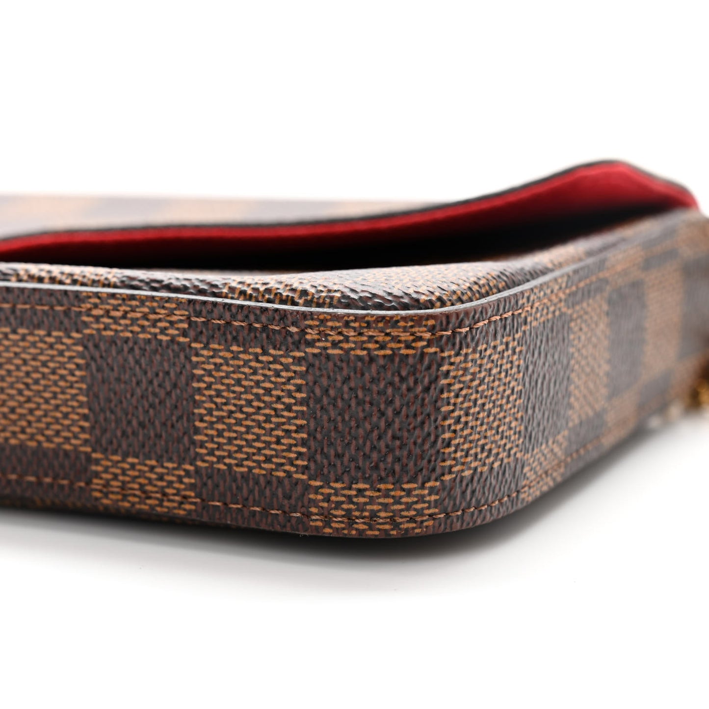 Damier Ebene Pochette Felicie Chain Wallet