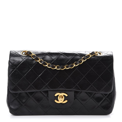 Chanel Lambskin Quilted Small Double Flap Black 1 of 21
