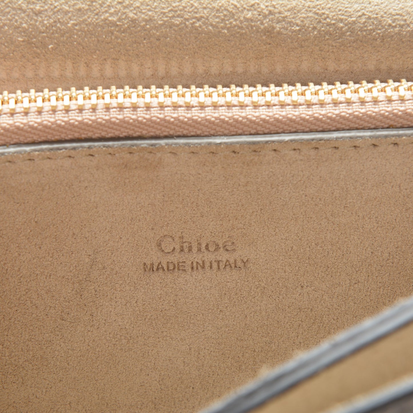 Calfskin Suede Medium Faye Shoulder Bag Motty Grey