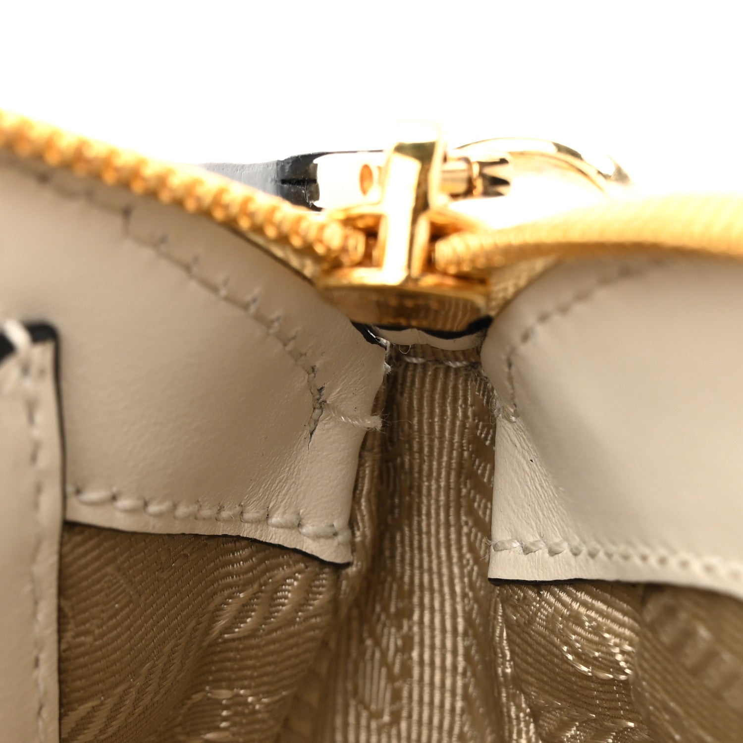 Prada City Calfskin Mini Shoulder Bag White 11 of 11