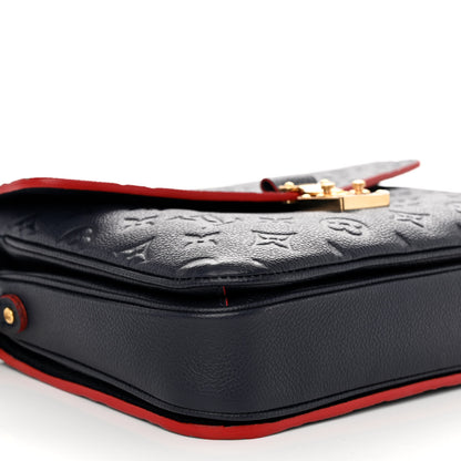 Louis Vuitton Empreinte Pochette Metis Marine Rouge 8 of 9