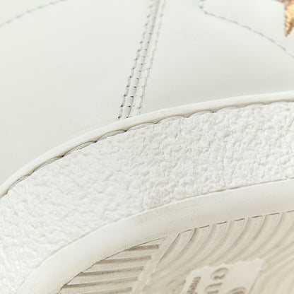 Gucci Calfskin Bee Star Embroidered Sylvie Web Ace Sneakers 35 White 12 of 20
