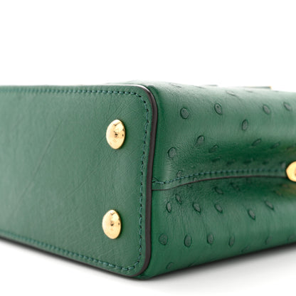Louis Vuitton Ostrich Capucines Mini Mint 9 of 9