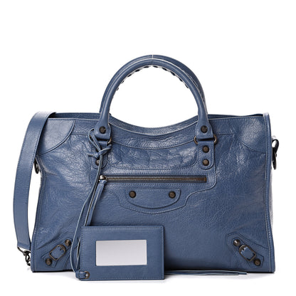 Balenciaga Agneau Classic Hardware City Bleu Persan 1 of 12