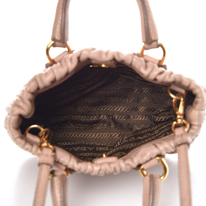 Prada Nappa Gaufre Mini Crossbody Bag Cammeo 5 of 10