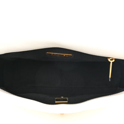 Chanel Lambskin Quilted Medium Chanel 19 Flap White 5 of 10