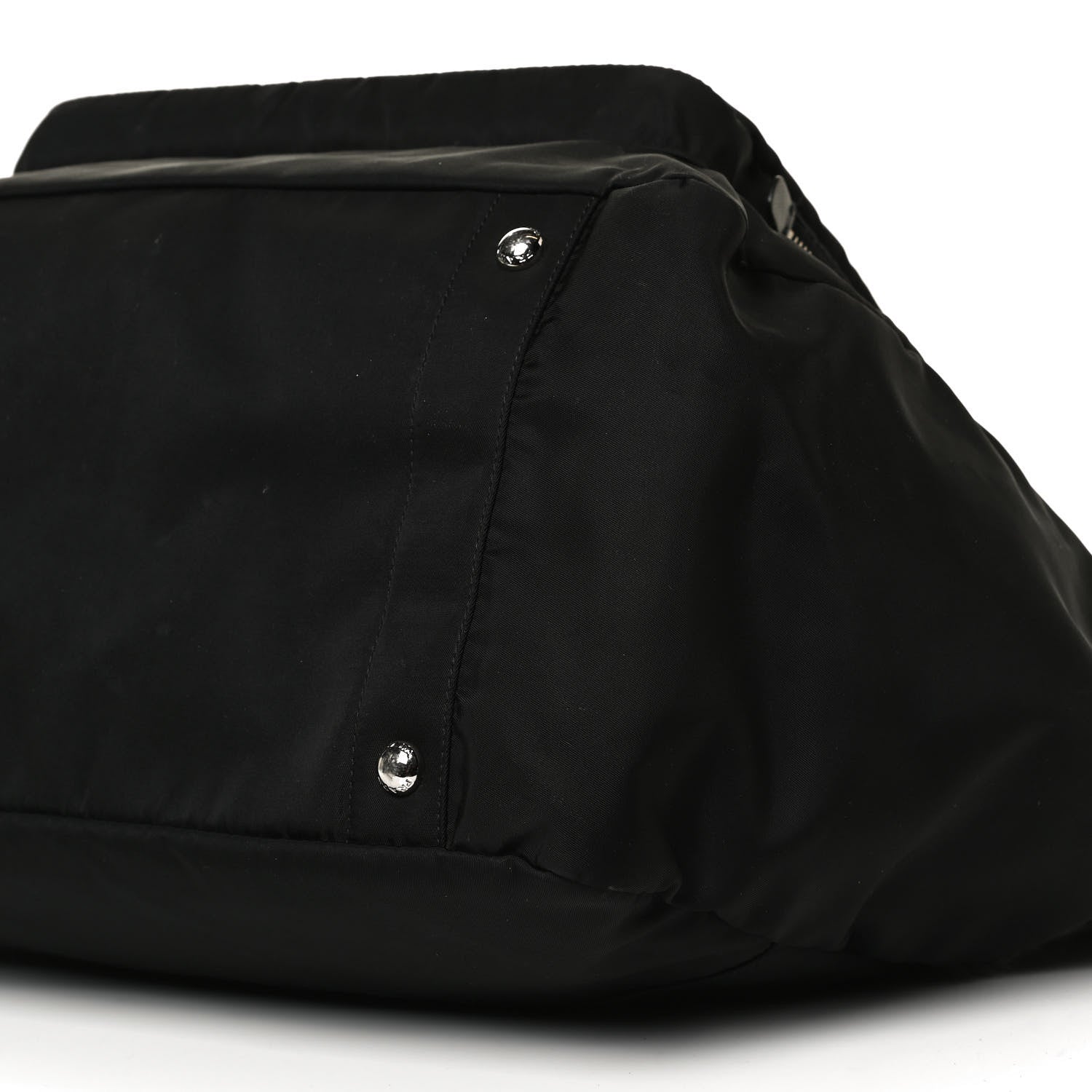 Prada Nylon Vela Baby Bag Black 7 of 12
