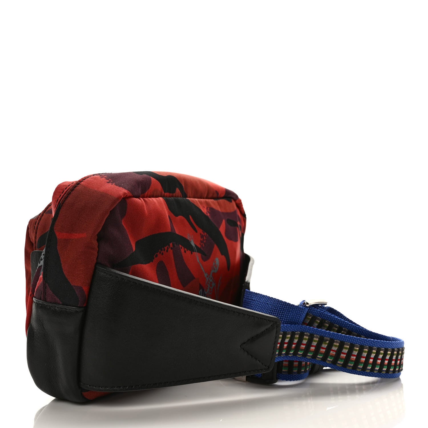 Alexander McQueen Nylon Camoflauge Belt Bag Red Multicolor 2 of 7
