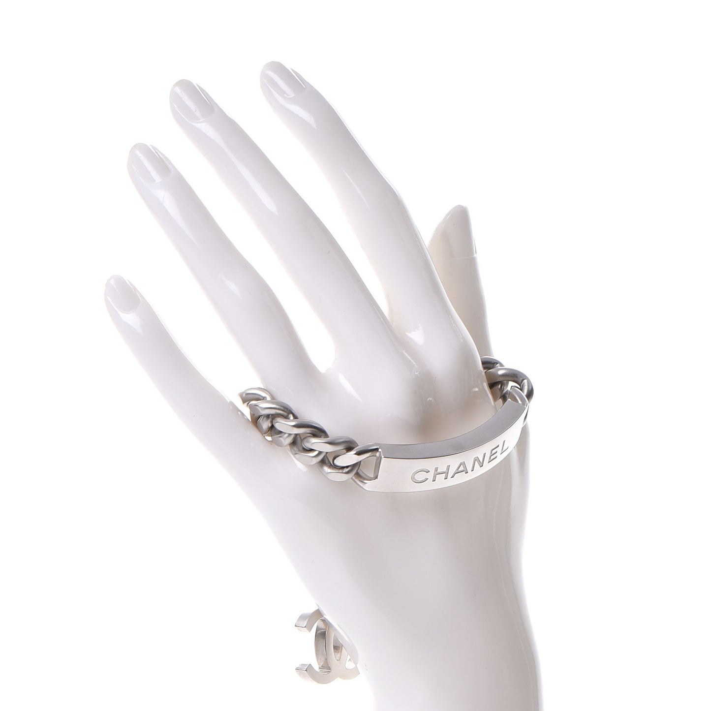Chain ID CC Bracelet Silver