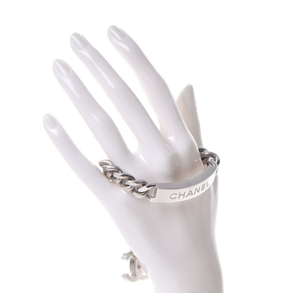 Chanel Chain ID CC Bracelet Silver 2 of 9