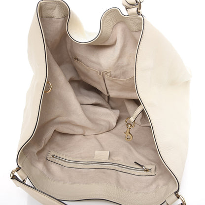 Gucci Pebbled Calfskin Large Soho Shoulder Bag Off White 5 of 15