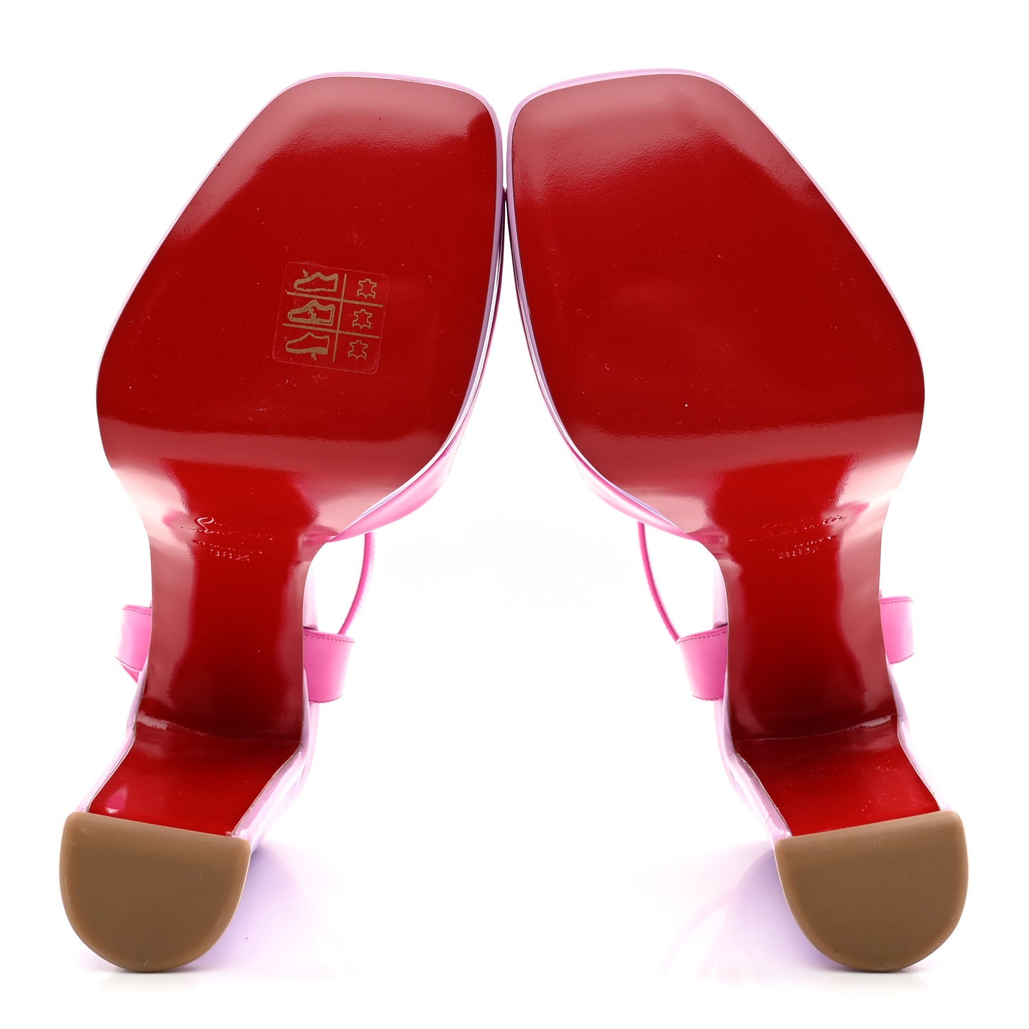 Patent Amali Alta 130 Platform Sandals 38.5 Version Multicolor