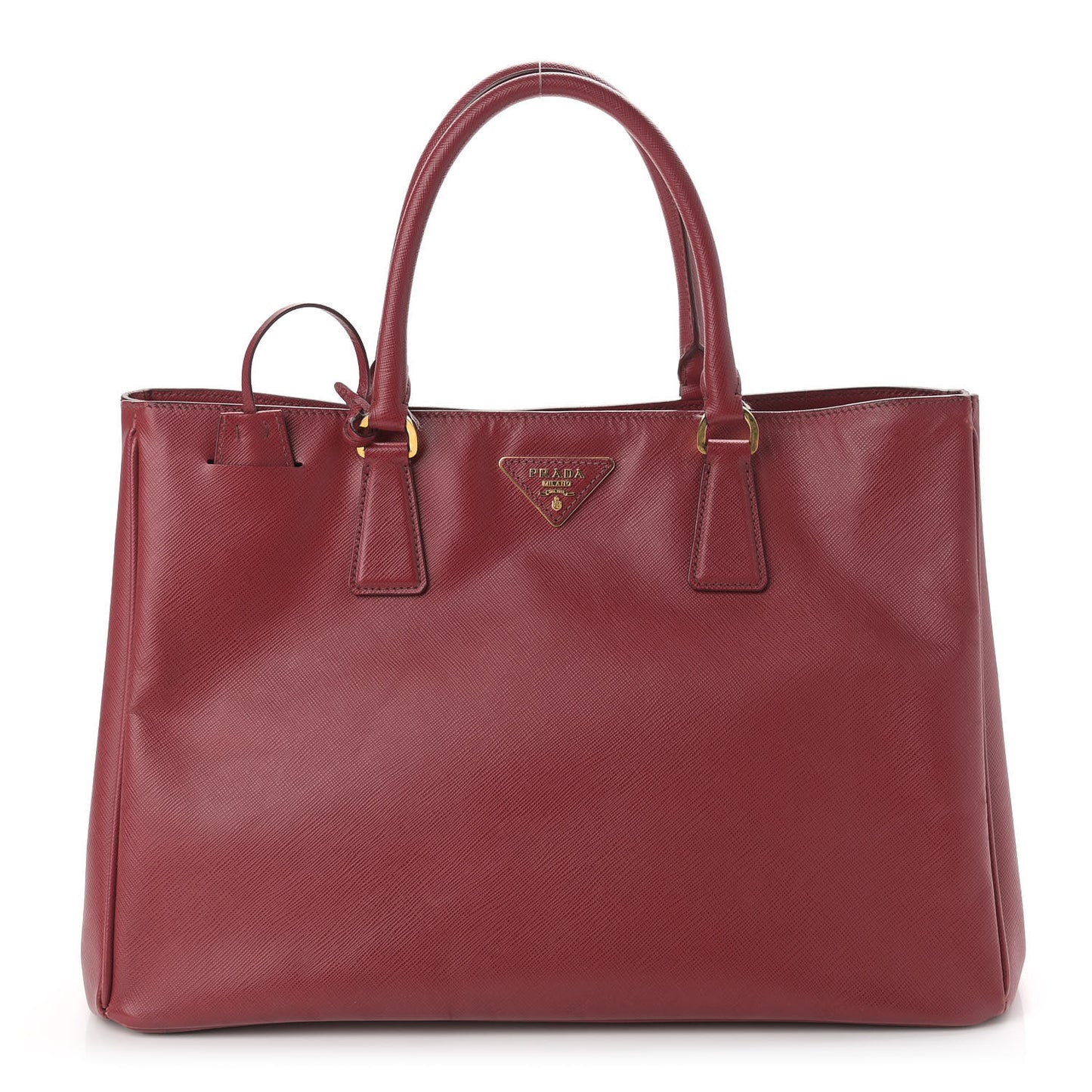 Saffiano Lux Large Tote Cherry