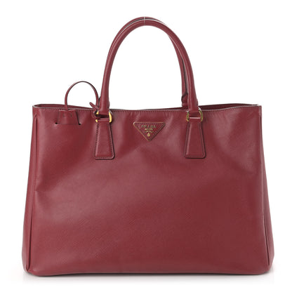 Prada Saffiano Lux Large Tote Cherry 1 of 16