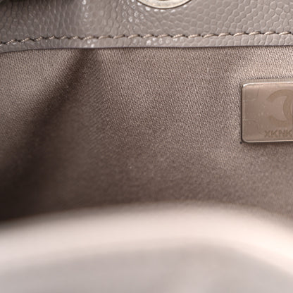 Chanel Caviar Quilted Mini Chanel 25 Handbag Dark Grey 7 of 10