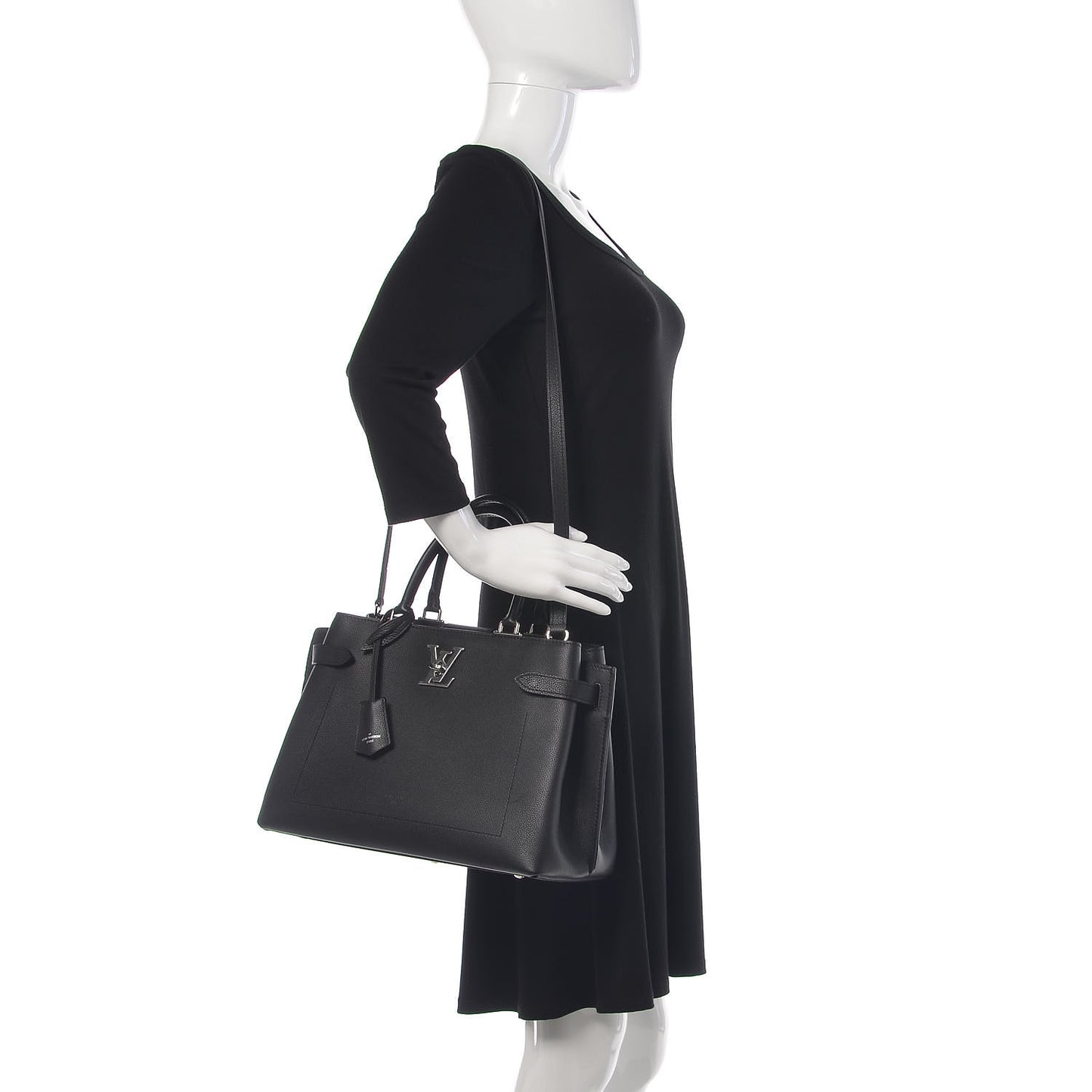 Calfskin Lockme Day Black