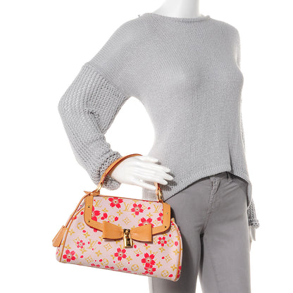 Louis Vuitton Monogram Cherry Blossom Sac Retro Bag Red 2 of 7