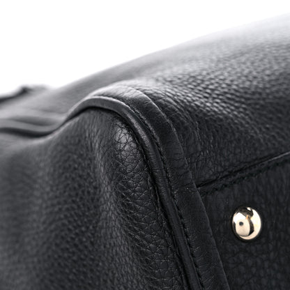 Gucci Pebbled Calfskin Medium Soho Shoulder Bag Black 10 of 18