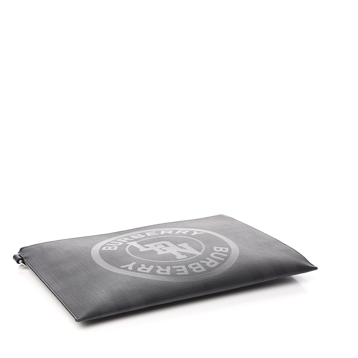 Burberry London Check Edin Zip Pouch Charcoal Grey 4 of 8