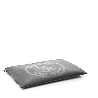 Burberry London Check Edin Zip Pouch Charcoal Grey 4 of 8