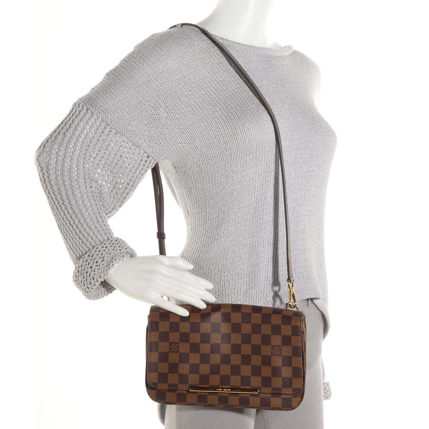 Louis Vuitton Damier Ebene Hoxton PM 2 of 8